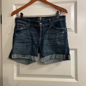 7 for all Mankind jean shorts- 28